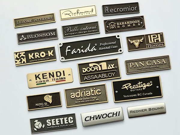 What material are metal signs usually made of?